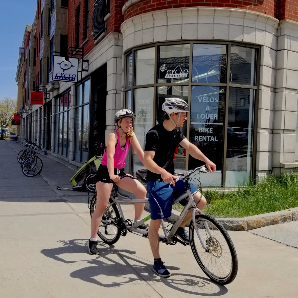 Tandem for rent at Cyclo Services