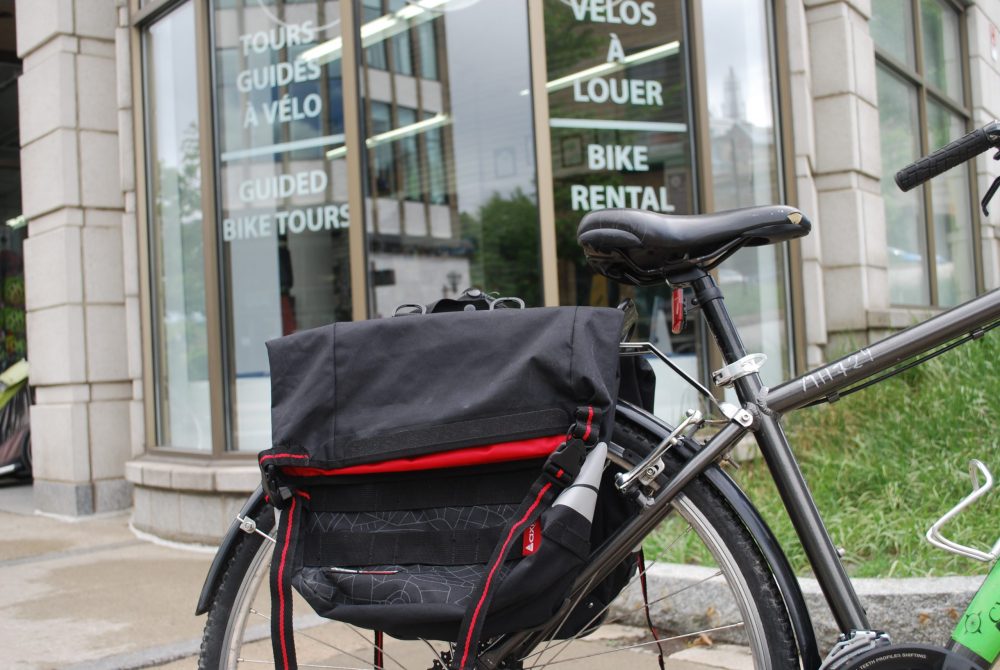 Rear bike panniers for rent