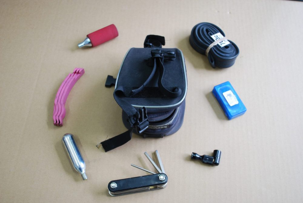 Saddle bag and bike repair kit for rent