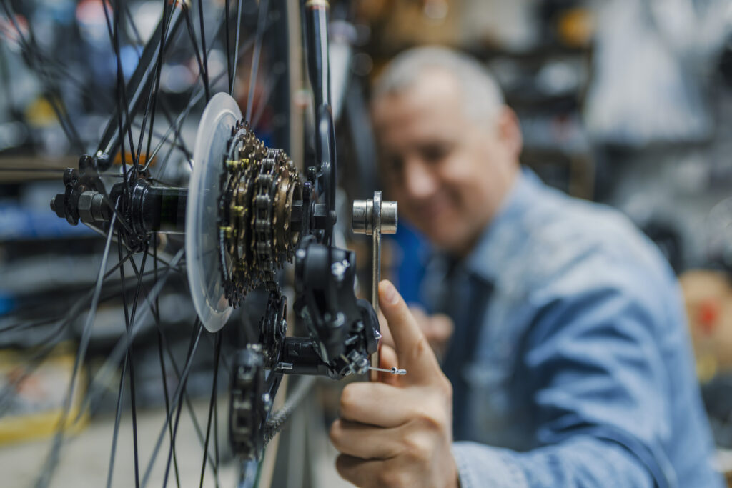 What are the benefits of a bike repair shop?