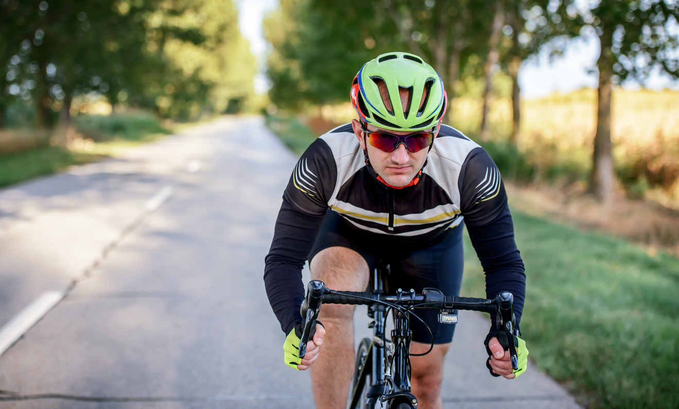 À vélo au printemps