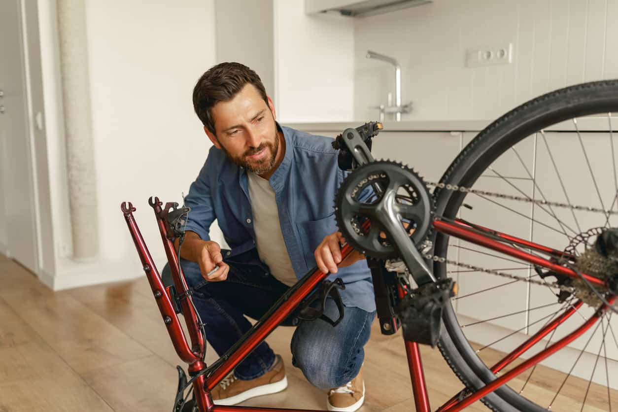 Getting your bike ready for winter at home