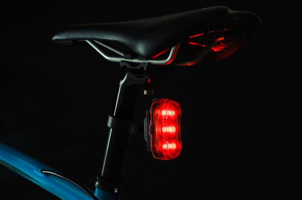 Bike reflector at night