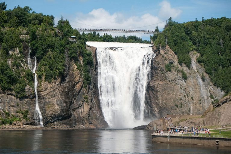 Montmorency Falls in Québec City